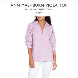 Ann Mashburn Viola lined top in Violet (medium)